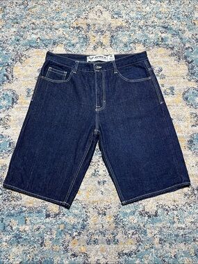 Avirex Dark Blue Denim Men’s Jean Shorts Size 38